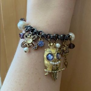 Betsey Johnson owl bracelet